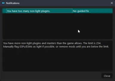 mo2 plugin limit.